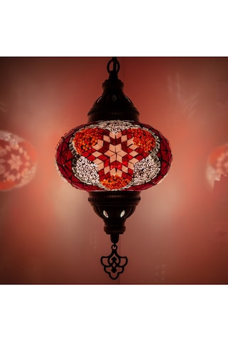 Mozaik Avize Ev Balkon Bahçe Tersa İçin Dekoratif Lamba Renkli