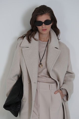 Lufian Burnıe Kadın Palto Bej Bej 122150002100550 Bej