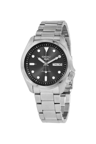 Seiko Srpe51k1 Otomatik Çelik Gri Hardlex Cam Siyah Kadran 10 Atm 40 Mm Erkek Kol Saati Gri