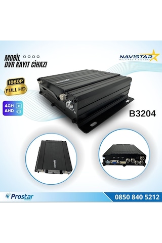 4 Kanal Ahd 1080p Harddisk Ve Sd Kart Destekli Profesyonel Mobil Dvr Kayıt Cihazı