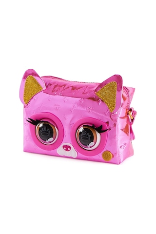 Spinmaster Purse Pets Fransız Bulldog Etkileşimli Göz Parlayan Hayvan Figürlü Çanta Pembe 6065582