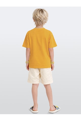 Denokids I Can Erkek Çocuk T-shirt Şort Takım Çok Renkli