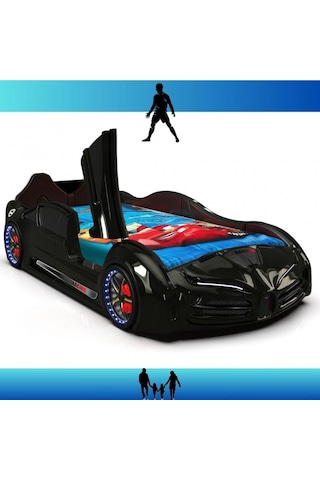 Bugatti Kapılı Arabalı Karyola Siyah Diğer Bugatti Kapılı Arabalı Karyola Siyah Diğer