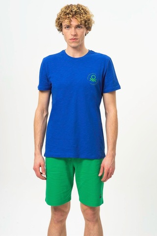Benetton Bnt-m099-r-23y Erkek T-shirt Bnt-m099-r-r1481 Saks