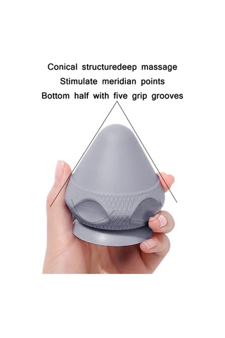 Vantuz Tipi Silikon Kas Membranı Kas Masaj Topu Mor Çok Renkli