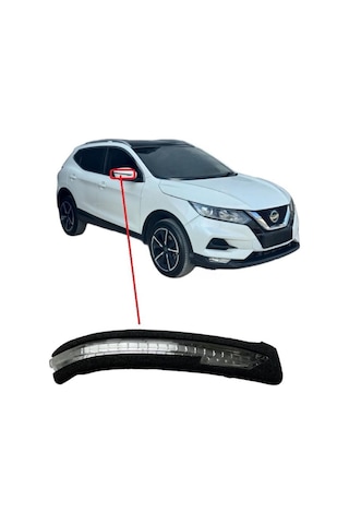 Nissan Qashqai / X-trail Dikiz Ayna Sinyal Lambası Sağ Beyaz 2014-2021
