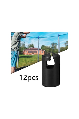 Suntek Trambolin Muhafaza Kutup Kapakları Bahçe Siyah-12-adet