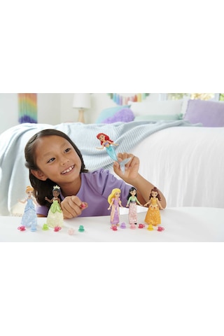 Disney Prenses Bebekleri HLW91 6'lı Set