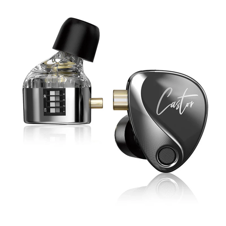 Kz Castor Bass Version Siyah Mikrofonsuz 3.5mm In Ear Monitör Hifi Iem Kulak İçi Kulaklık Kz-castorbass-nomıc-bk