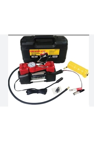 Smr-msm 12 Volt Mini Araç Kompresörü Güçlü Çift Piston Kompresör