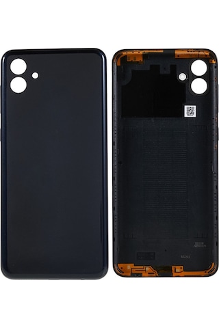 Samsung Galaxy A04 Uyumlu Arka Pil Batarya Kapağ Sm-a045f - Siyah