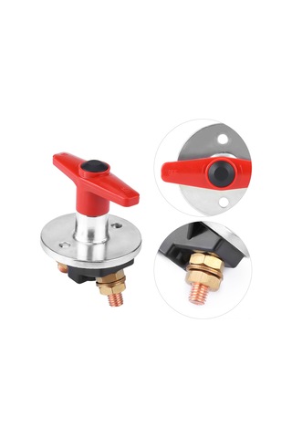 Lemestar Araç Akü Kesici Anahtar, Dc12v-60v 200a, Dayanıklı Abs Plastik, Hızlı Kurulum, Tüm Elektrik Cihazları İçin Kullanım, Anti-rust Ve Anti-koroziv Tasarım