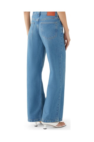Outland Denim Mimi Geniş Paça Kot Pantolon Mavi