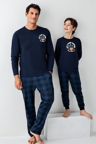 Arnetta Erkek Çocuk Lacivert Pijama Takımı Ar3500-c-v1
