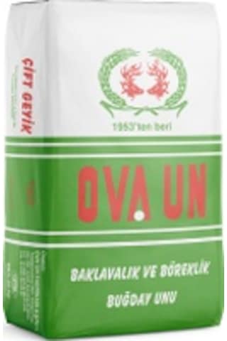 Ova Un Çift Geyik Baklavalık ve Böreklik Buğday Unu 25 KG Ova Un Çift Geyik Baklavalık ve Böreklik Buğday Unu 25 KG