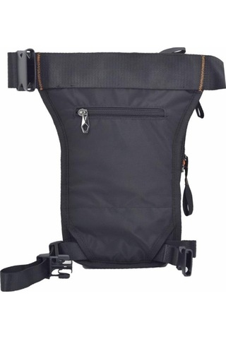 Ççs Waterproof Motosiklet Bel Bacak Çantası Siyah Çok Renkli