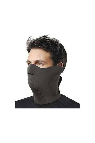 Motorsiklet Maskesi Rüzgar Geçirmez Neopran Yüz-Boyun Maske Uzun (516109882)