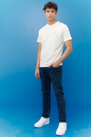 Lee Daren Regular Straight Fit Normal Bel Esnek Jean Kot Pantolon Dark Worn