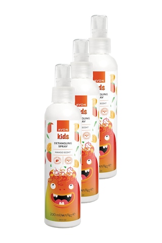 Avon Kids Çocuklar İçin Mango Kokulu Saç Açıcı Sprey 3 x 200 ML