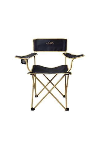 Campout Mogan Katlanır Kamp Sandalyesi Siyah