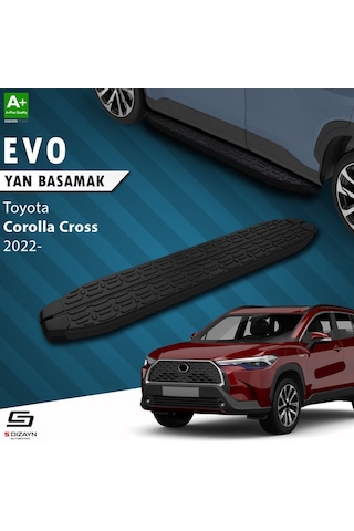 Drstuning S-dizayn Toyota Corolla Cross Evo Siyah Yan Basamak 183 Cm 2022 Üzeri