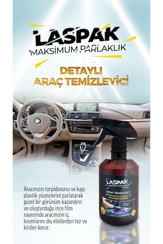 Laspak Araç İçi Detay Temizleme Sprey 500 Ml 1 Adet
