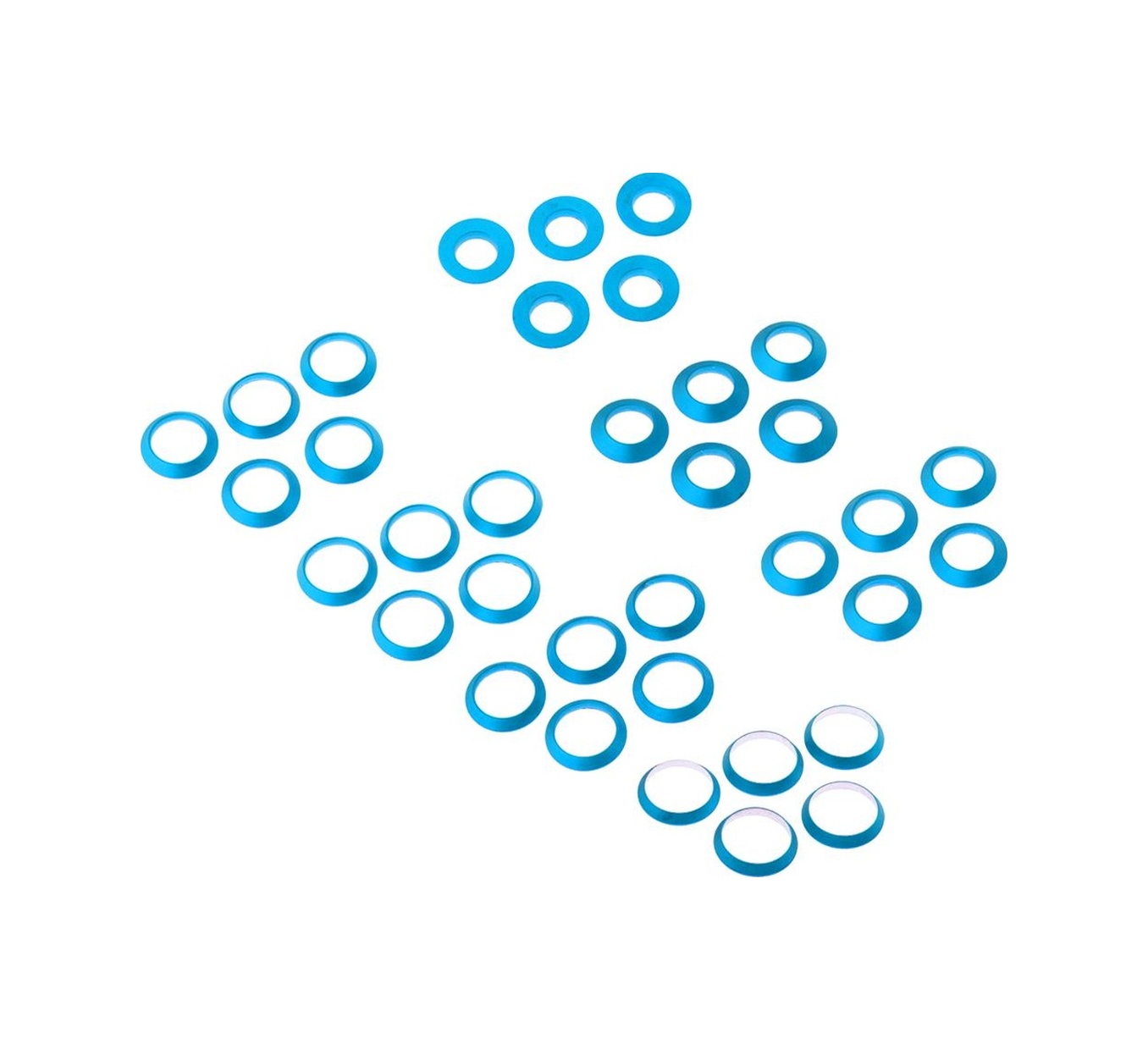 Homyl Çubuk Bina Kimliği Için 5 Adet Eloksallı Kimlik-9.0mm