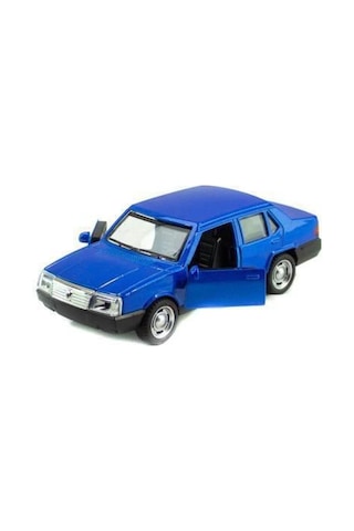 1/32 Ölçek Tofaş Şahin Metal Araba Sesli Işıklı 13 Cm Mavi