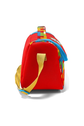 Coral High Kids Renkli Blok Desenli Thermo Beslenme Çantası 11791 Kırmızı