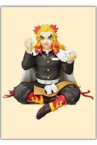 Demon Slayer Anime Rengoku Onigiri Duvar Posteri - Çerçevesiz