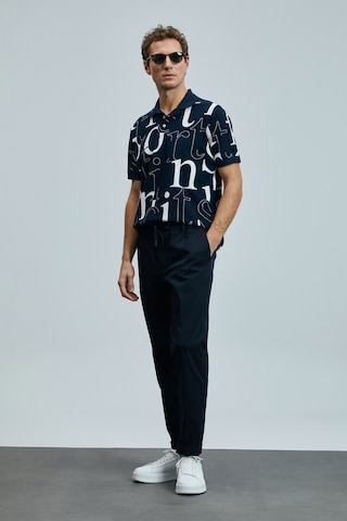 Lufian Erkek Dıamond Smart Polo T-shirt 111040219 Lacivert Lacivert