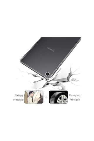 Samsung Galaxy Tab A7 Lite 8.7" T220/t225/t227 Uyumlu Arka Şeffaf Kılıf, Ultra İnce Silikon Ve Darbeye Dayanıklıdır