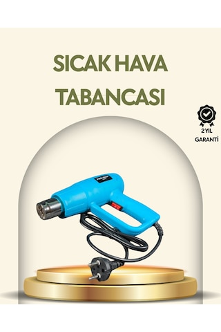 2000w Profesyonel 2 Kademeli Isı Tabancası Sıcak Hava Üfleme