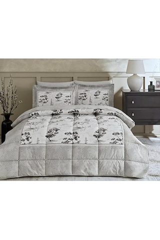 Özdilek Ranforce Çift Kişilik Uyku Seti Toile De Jouy Bej