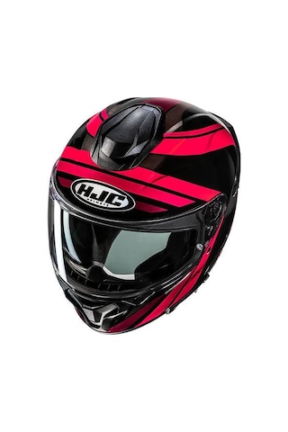 Hjc C71 Faber Mc1 Kapalı Motosiklet Kaskı Siyah Kırmızı Diğer