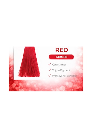 Dna Saç Boyası Kalıcı Prof Krem Boya Yoğun Pigment & Parlaklık Mix Kırmızı Red 100ml