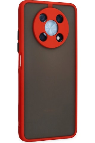 Newface Huawei Nova Y90 Kılıf Montreal Silikon Kapak Semeglbl - 40 - Kırmızı