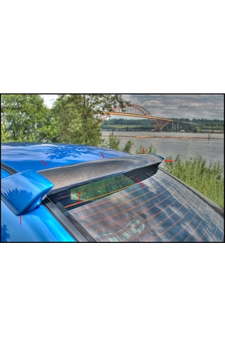 Subaru İmpreza Wrx Sti Cam Üstü Spoyler Subaru İmpreza Wrx Sti Cam Üstü Spoyler