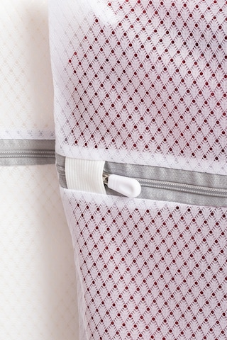 Porsima 3130 Çamaşır Yıkama Filesi Fermuarlı Bölmeli Ayakkabı Yıkama Filesi Deforme Önleyici Torba File Bej