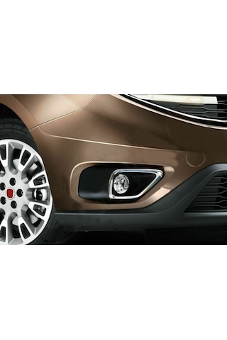 Fiat Doblo Krom Sis Farı Çerçevesi 2015 Üzeri Paslanmaz Çelik N11.6480