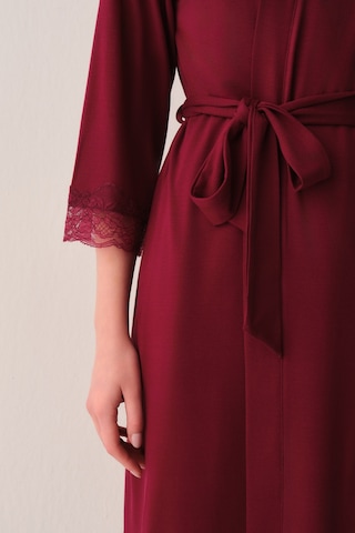 Suwen Catrine Kısa Sabahlık Sh26636615102 Bordo