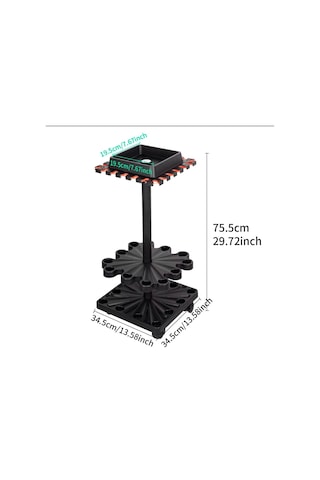Anchor Kare 24 Lü Tekerlekli Lrf Spin Olta Kamış Standı