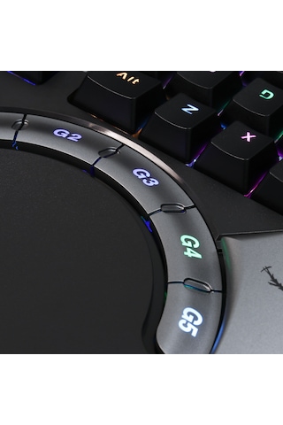 Rush RK95 Haymaker RGB Aydınlatmalı Gaming Mekanik Klavye Keypad Siyah