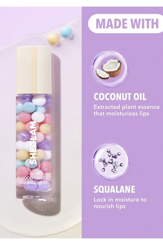 Sheglam Lip Oil Şeffaf, Parlak Ve Nemlendirici Dudak Yağı Dudak Parlatıcıları Pembe