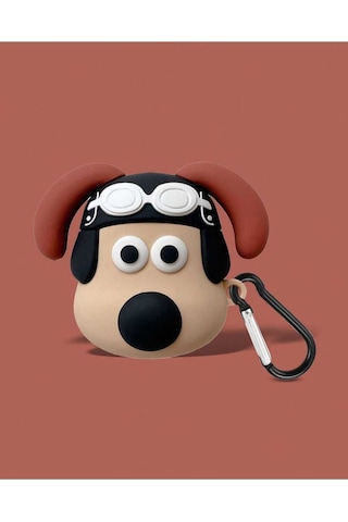 Apple Uyumlu iPhone 1/2. Nesil Koruyucu Bluetooth Kulaklık Kılıfı Figürlü Pilot Airpods 1/2. Nesil