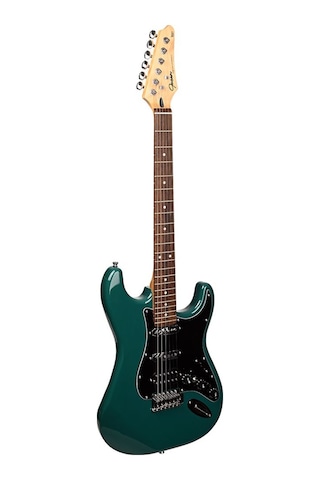 Guson Stratocaster Hss Dsp Yeşil Elektro Gitar Efektli Kulaklık Çıkışlı