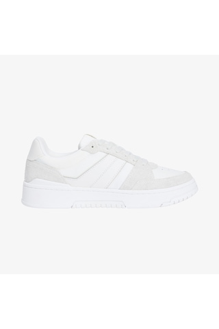 Tommy Hilfiger Jeans Cupsole Leather Erkek Bej Spor Ayakkabı Em0em01579 Bej