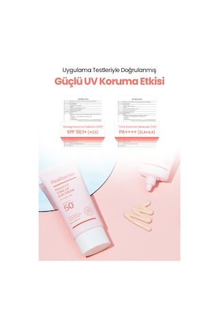 Ciltte Pürüzsüz Görünüm Sunan Ton Eşitleyici Güneş Kremi Realbarrıer Peach Fit Tone-up Sun Cream