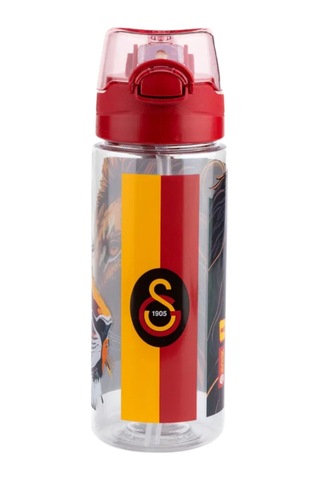 Galatasaray Lisanslı Aslan Baskılı Beslenme Çantası Ve 500 Ml Suluk Sarı - Kırmızı
