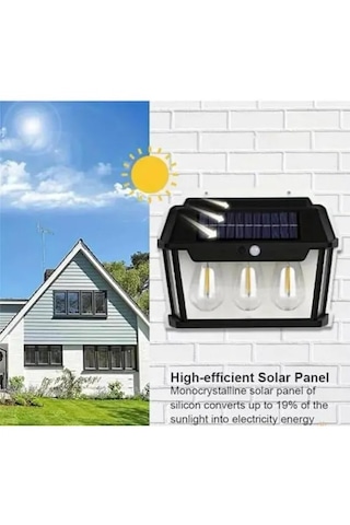 Mrs Solar Hb-500 Dekoratif Güneş Enerjili Bahçe 3 Adet Led Ampül